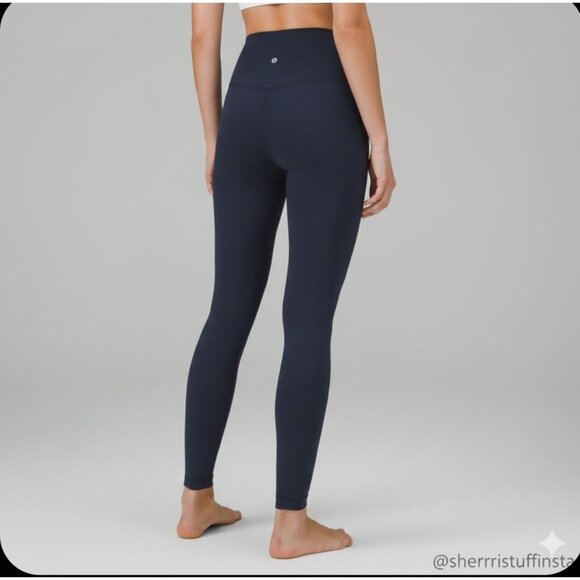 lululemon athletica Pants - Lululemon Align Pant 28" True Navy High-Rise Yoga Leggings Nulu 0